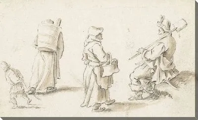 Картина Две женщины и двое мужчин