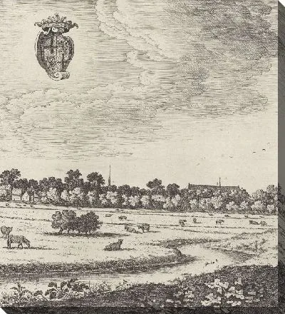 Картина Вид на Утрехт, (табличка I)