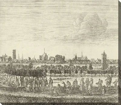 Картина Вид на Утрехт с запада (табличка III)