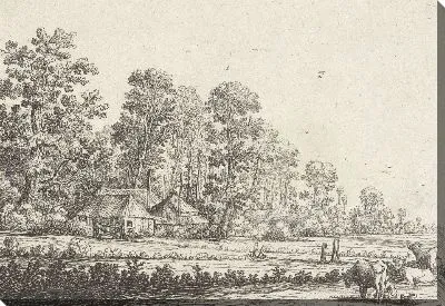 Картина Ферма с дояркой