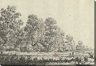 Картина Ферма с дояркой