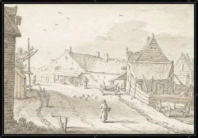 Картина Дорпсстраат в Бакерс Дорп