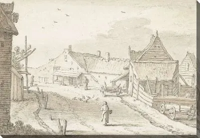 Картина Дорпсстраат в Бакерс Дорп