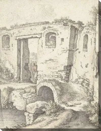 Картина Черные водные ворота в Утрехте