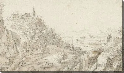 Картина горный пейзаж №24