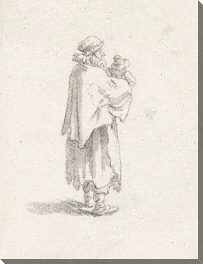 Картина Стоящая мать с ребенком на руке