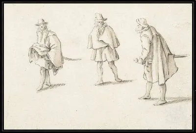 Три стоящих мужчины