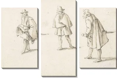 Три стоящих мужчины