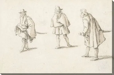 Три стоящих мужчины