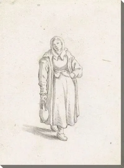 Картина Стоящая женщина с кувшином