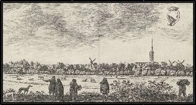 Картина Вид на Утрехт, (плита III)