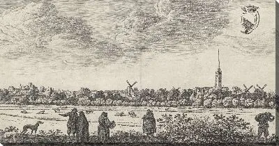 Картина Вид на Утрехт, (плита III)