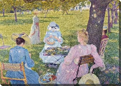 Картина В июле - до полудня или в саду