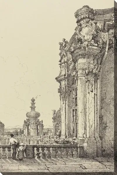 Картина Дворец Цвингер, Дрезден