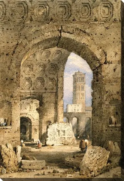 Картина Храм Мира, Римский Форум