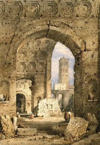 Картина Храм Мира, Римский Форум
