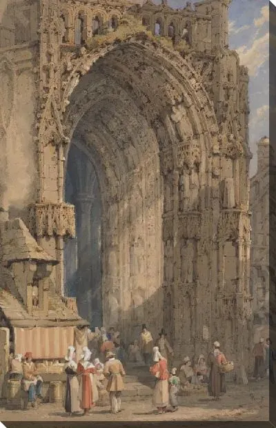 Картина Крыльцо, Реймс собор