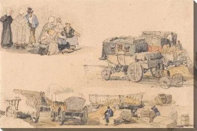 Картина Исследования крестьян, уклонений и сенокосов