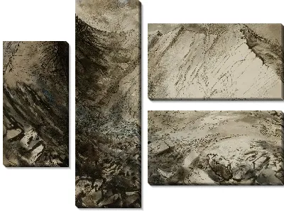 Cwm Graianog выше Нант Ффранкон