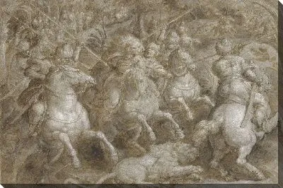 Картина Охота на персидских львов