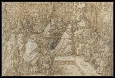 Коронация Козимо Медичи Папой Пием В.