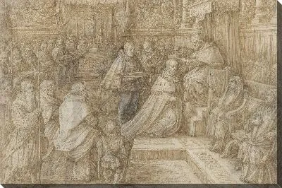 Коронация Козимо Медичи Папой Пием В.