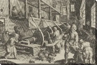 Новые изобретения современности [Нова Реперта], Изобретение полировки брони, табличка 17