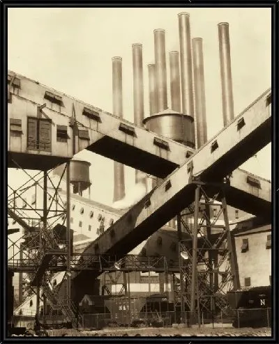 Картина Перекрещенные конвейеры - завод Ford