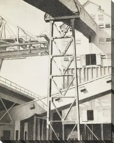 Картина Промышленная архитектура