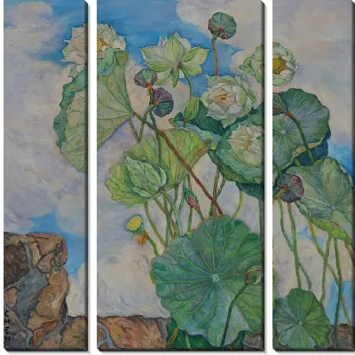 Картина Лотос на ветру