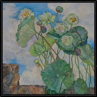 Картина Лотос на ветру