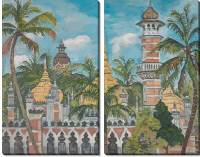 Картина Мечеть в Куала-Лумпуре