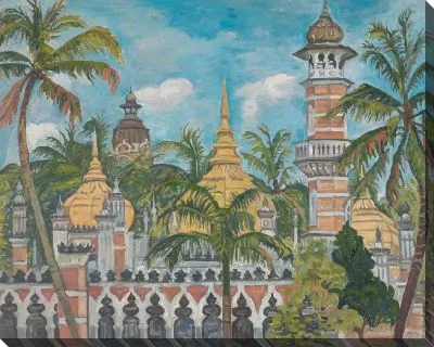 Картина Мечеть в Куала-Лумпуре