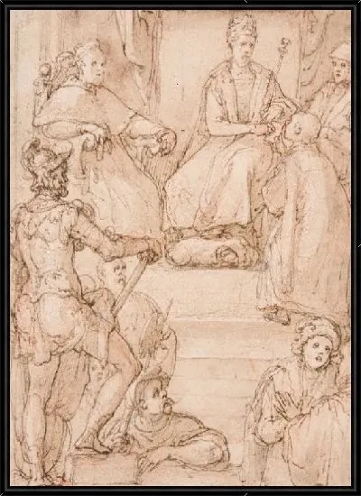 Картина Монарх, получающий эмиссара