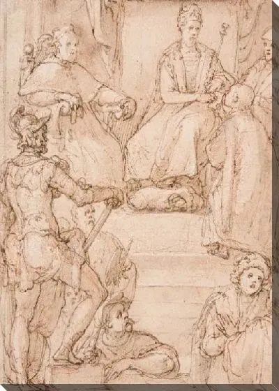 Картина Монарх, получающий эмиссара