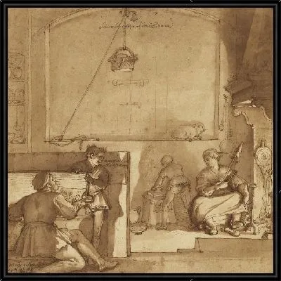 Таддео в доме Джованни Пьеро Калабрезе