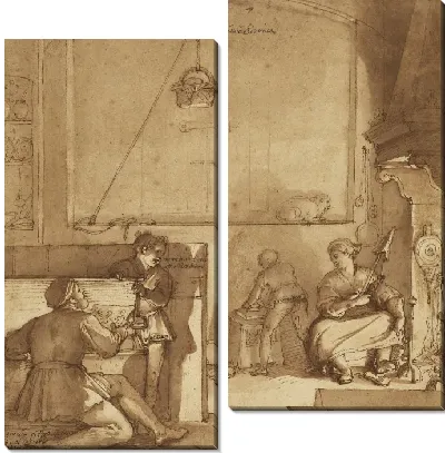 Таддео в доме Джованни Пьеро Калабрезе