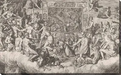 Картина Плач искусства живописи (верхняя половина)