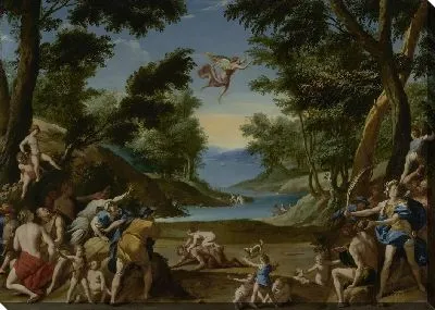 Картина Амур и Пан