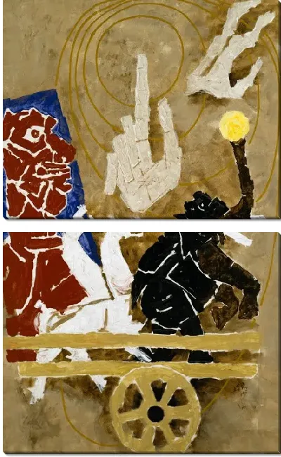 Картина Арджуна с Колесницей