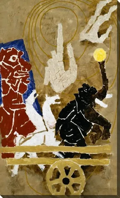 Картина Арджуна с Колесницей