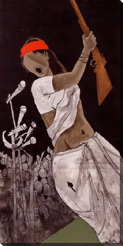 Картина вооруженный бандит