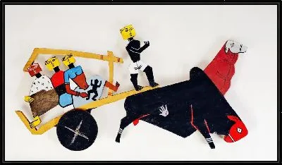 Деревянная Игрушка (Тележка Баллока)