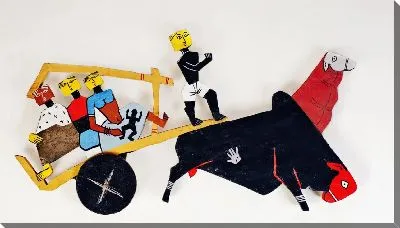 Деревянная Игрушка (Тележка Баллока)