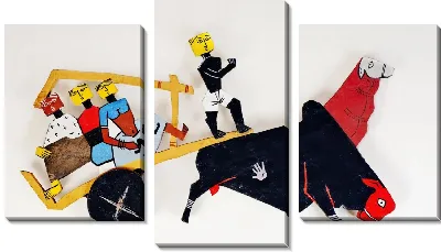 Деревянная Игрушка (Тележка Баллока)