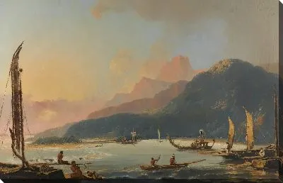 Картина Вид на залив Матавай на острове Отахейте [Таити]