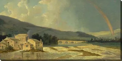 Картина Мост Атли через реку Уорф