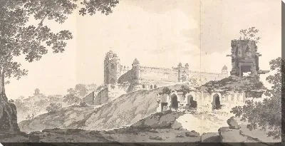 Картина Вид на мечеть в Футтипур Сикри [Фатехпур Сикри]