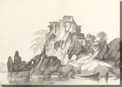 Картина Вид на остров Джангера в Ганге напротив Султанганджа