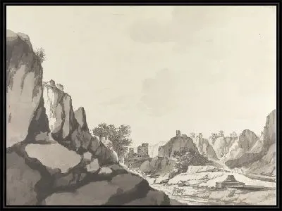 Вид на ущелья в Этаве